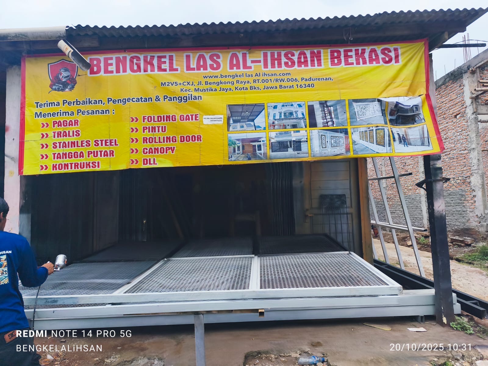 Lokasi Bengkel Las Al-Ihsan Bekasi