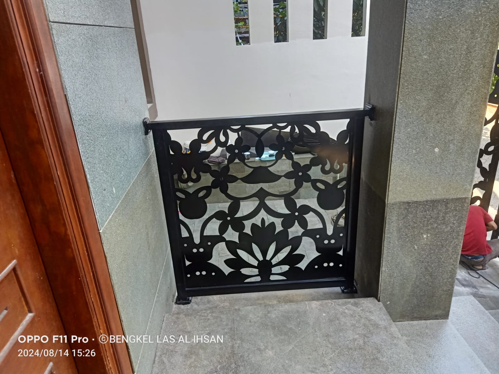 Panel railing floral Bengkel Las Bekasi